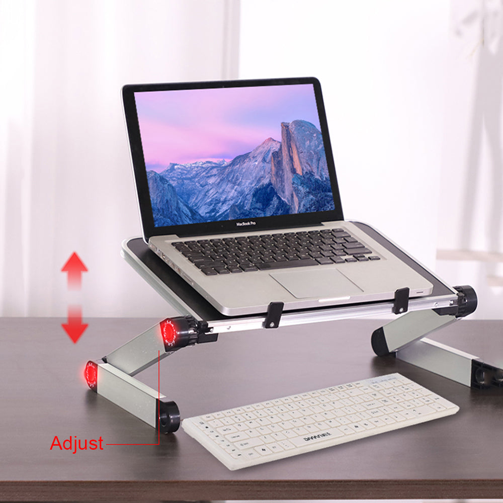 Foldable Adjustable Laptop Stand for Small Workspaces