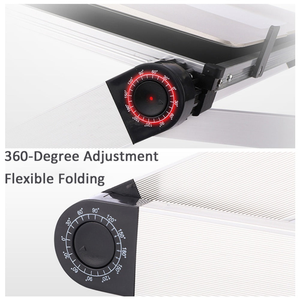 Foldable Adjustable Laptop Stand for Small Workspaces
