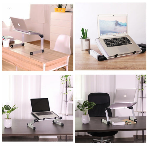 Foldable Adjustable Laptop Stand for Small Workspaces